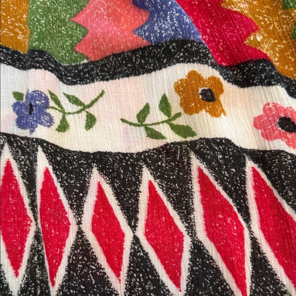 French Connection Multicolor Patterned Cropped Pants - Picture 5 of 7